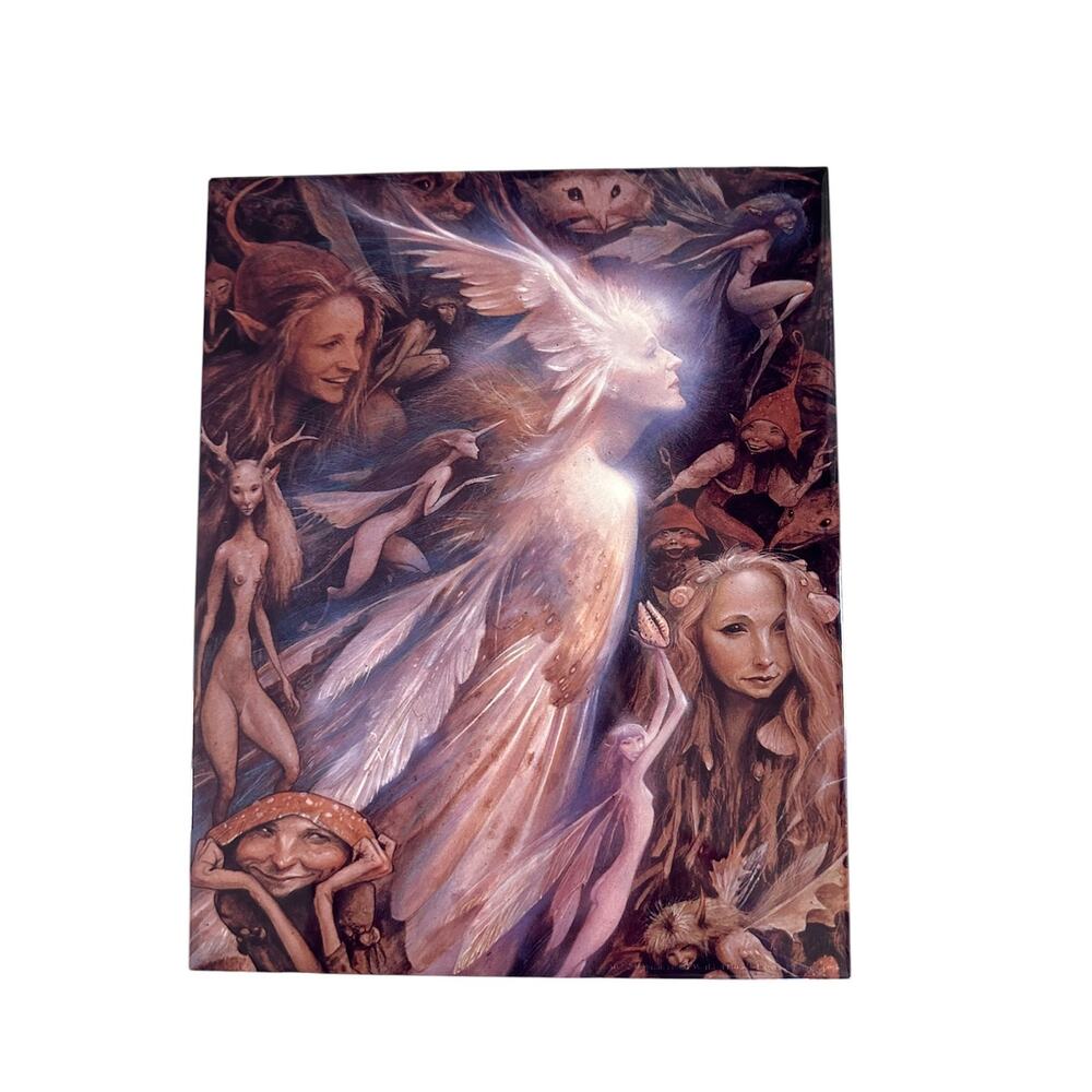 2007 Brian Froud Fairy Art The Queen of Owls Mystical Fantasy Decor Wall Tile